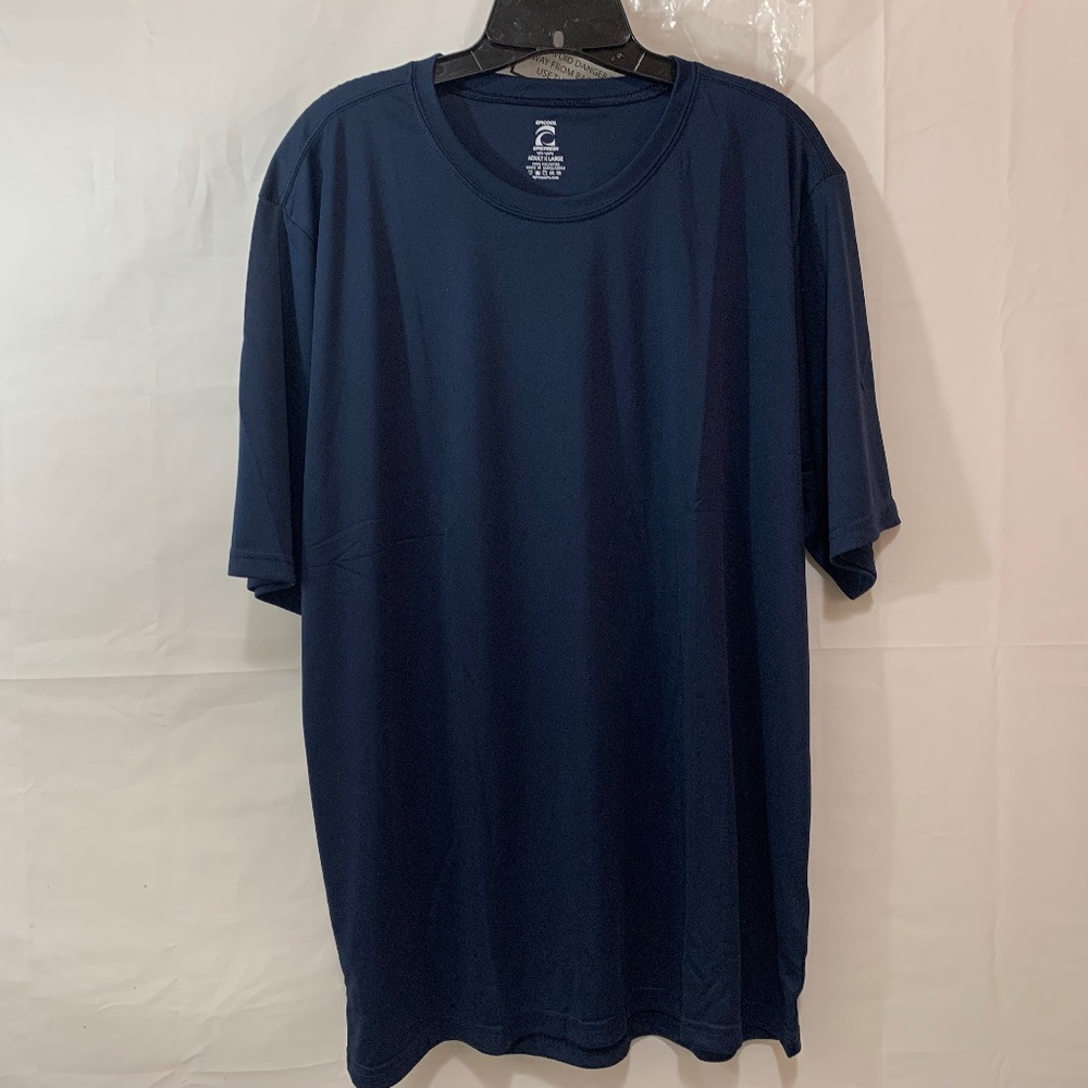 Epic Cool Performance Dry-Fit Crew T-Shirt XL Navy, Charcoal, and/or Silver